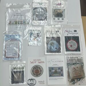 Assorted Cross Stitch Kits: Bent Creek, Needle Bling, etc.